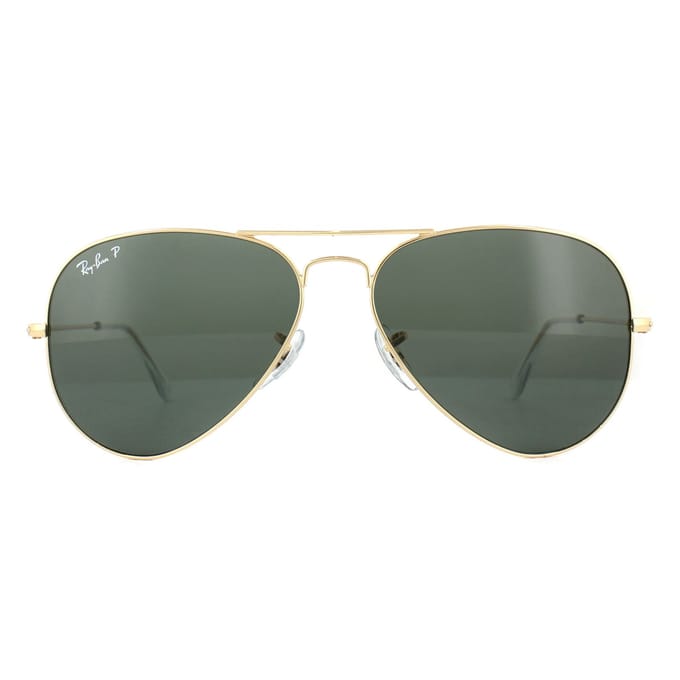 Lunettes de soleil Aviator Design Original Ray-Ban Lunettes de soleil Unisexes Doré 0RB3025-001/58 58 beige