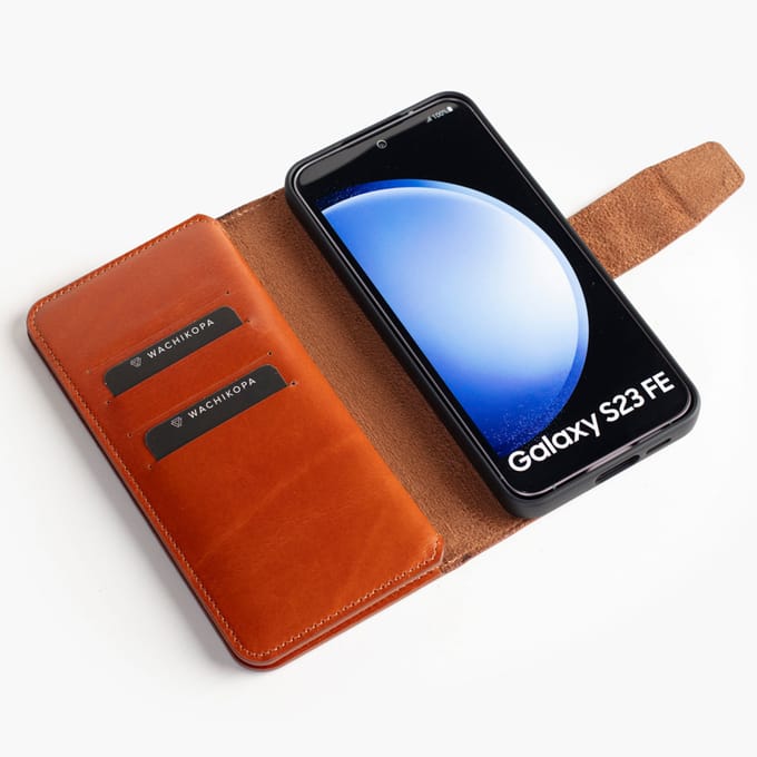 Wachikopa Multi Wallet Bookcase geschikt voor Samsung Galaxy S23 FE - British