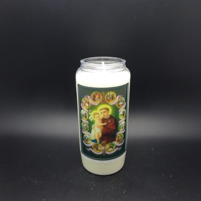 Noveenkaars Heilige Man 003 - 6 dagen brander (5 stuks)