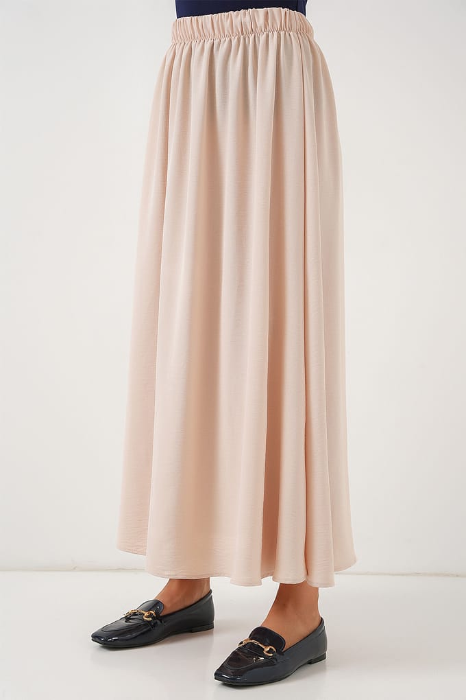 Maxi Rok met Elastische Taille