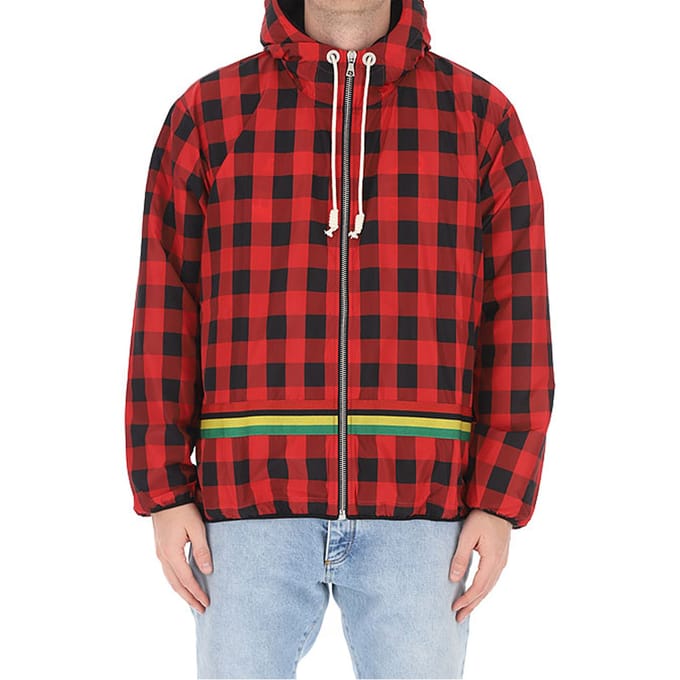 Palm Angels geruit windjack
