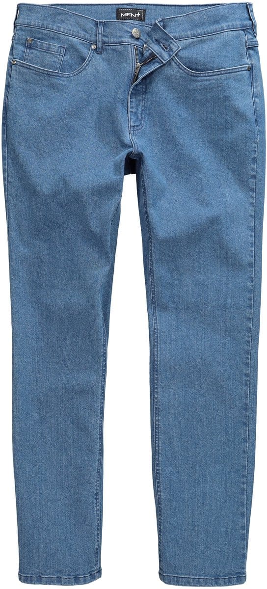 Men Plus - Heren - Jeans FLEXLASTIC® denim 5-pocket straight fit - Blue stone - Maat 60