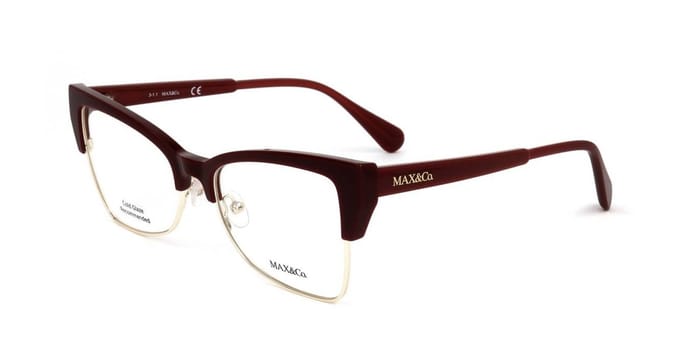 Max&co. MO5004 Shiny bordeaux 53/17/140 WOMAN Brilmonturen