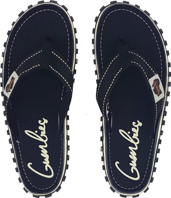 Gumbies - Teenslippers Dames - Teenslipper Heren - Zwart - Maat 39