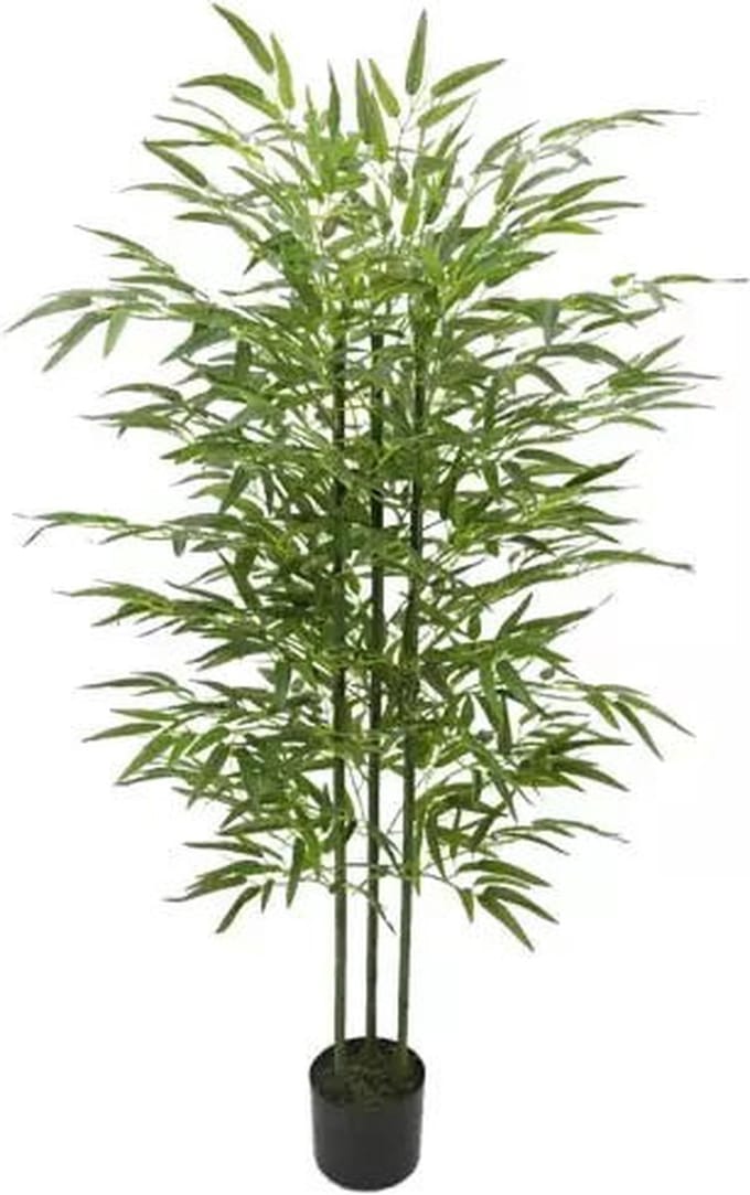 Kunstplant Bamboe Groen 155 cm