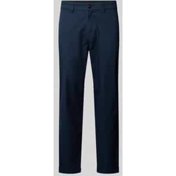 Straight leg chino van katoenmix