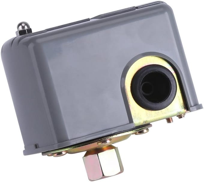 Druk Controle Schakelaar voor Waterpompen - 40-60 PSI Verstelbaar 110V-230V