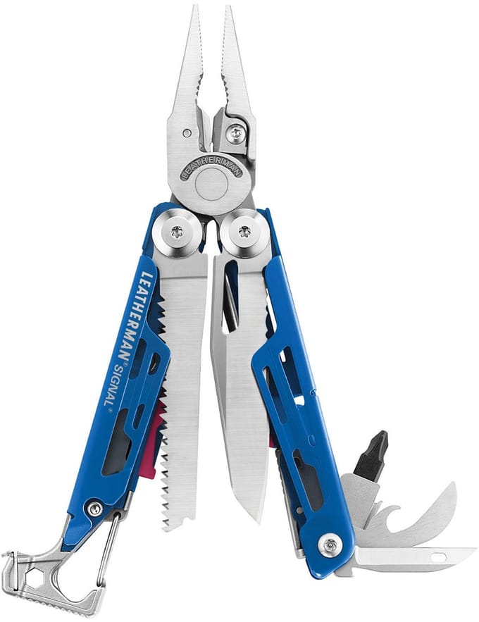 Leatherman - Signal Multi-Tool - 19 Gereedschappen, Blauw