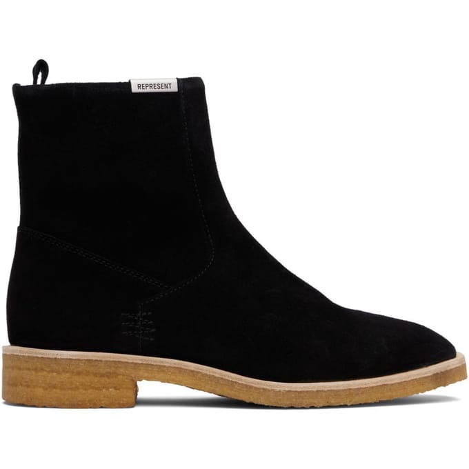 Chelsea boots van crêpe suède