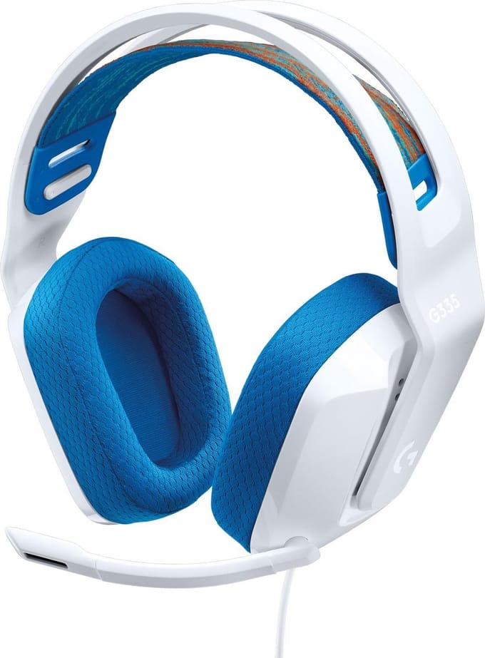 Logitech G335 - Bedrade Gaming Headset - PC, Playstation, Xbox, Switch - Wit