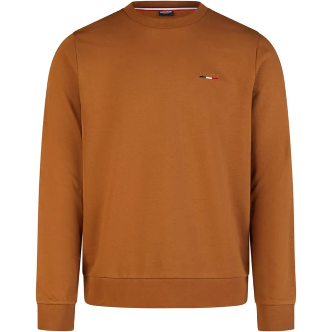 Hoogwaardige gemêleerde katoenen sweatshirt Hechter