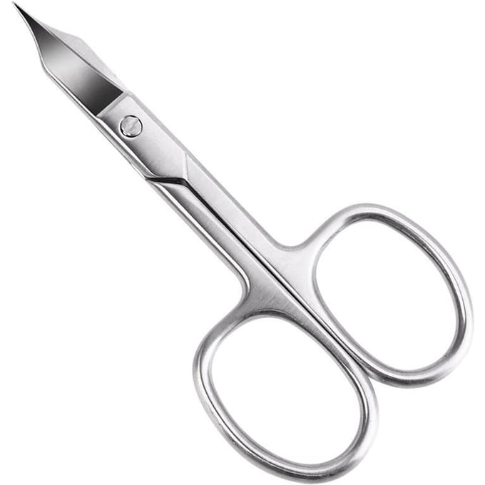 Ciseaux à ongles professionnels, coupe-ongles, manucure, pointe incurvée, outil de pédicure, 1 pièce white