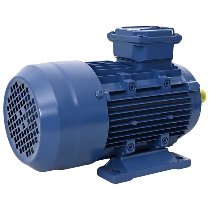Moteur Électrique Triphasé en Aluminium 1,5 kW   2 CV 2 Pôles 2840 tr/min