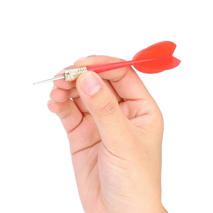 15-delige set Darts met naaldpunt, Kleurrijke Darts, Dart Rood Geel+Groen Paars Blauw pink