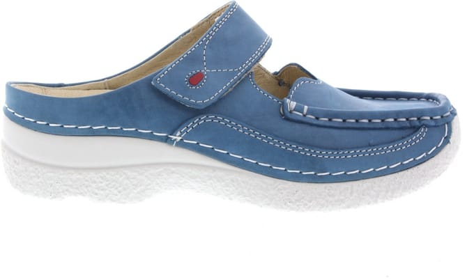Wolky Dames Klompen 06227 Roll Slipper Blauw