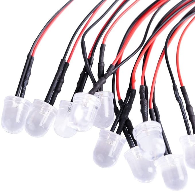 Allecto - Led Lamp - Super Bright - 10mm - Groen - Waterdichte