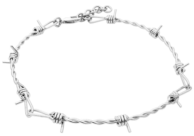 etnox Barbed Wire Unisex Halsketting - Neutraal - Standard