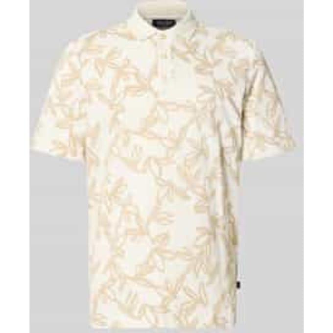Regular fit poloshirt met labeldetail
