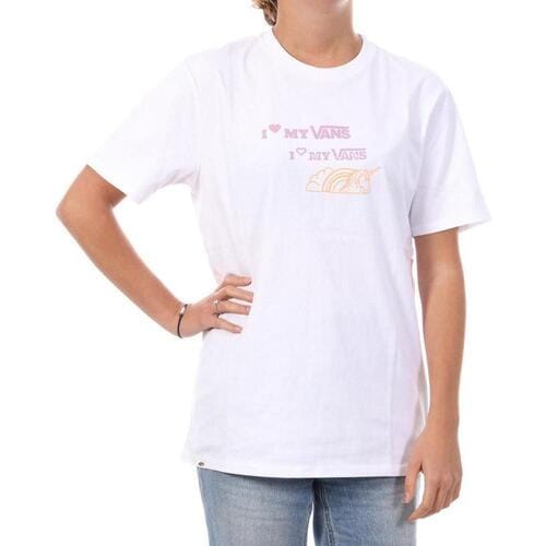 T-shirt Korte Mouw Vans Stamp Logo Ss Tee