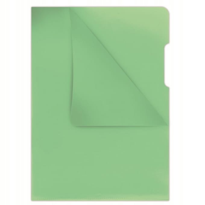 Donau A4 Omslagmap Groen 180 mic. - Open L-Type