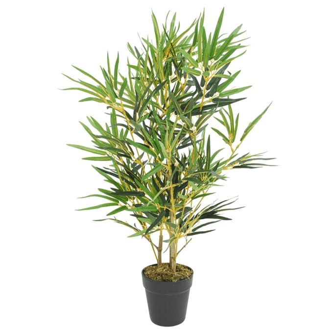 vidaXL - Kunstplant - bamboe - 368 - bladeren - 80 - cm - groen