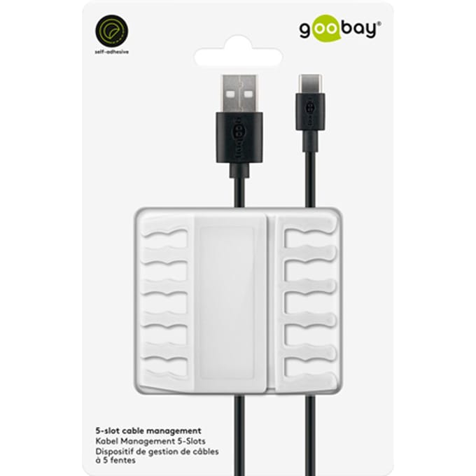 Pro Cable Management 5 Slots Wit