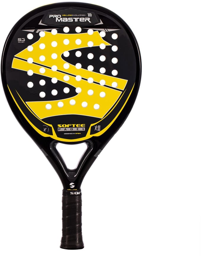 Yellow Softee Pro Master Evolution Padel Racket