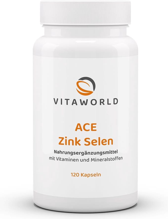 Vitaworld ACE zink + selenium 120 capsules