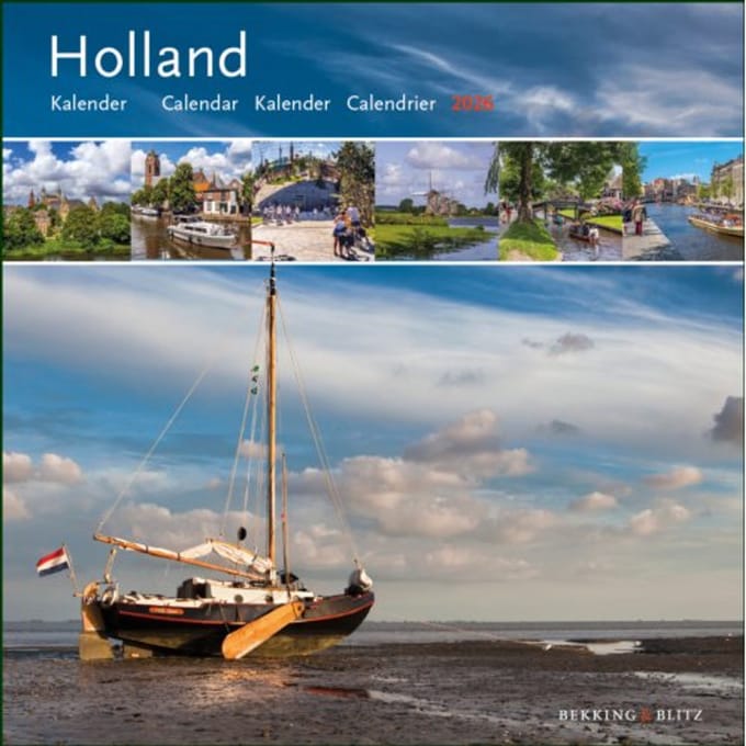 Holland Mini Maandkalender 2026