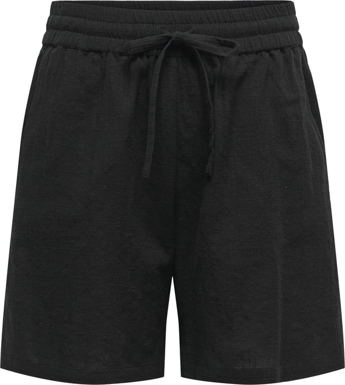 ONLY Dames Shorts met elastische tailleband en ceintuur