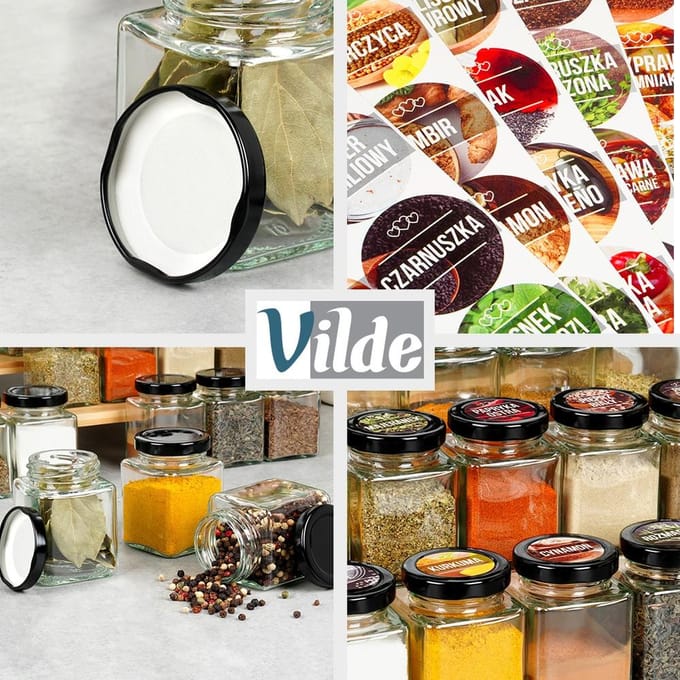 Vilde Kruidenpot Glas - 0,1 l - 48 Stuks - Luchtdicht