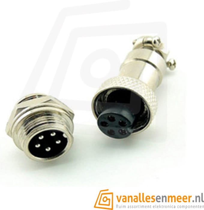 GX12-5 CONNECTOR, 5 PINS