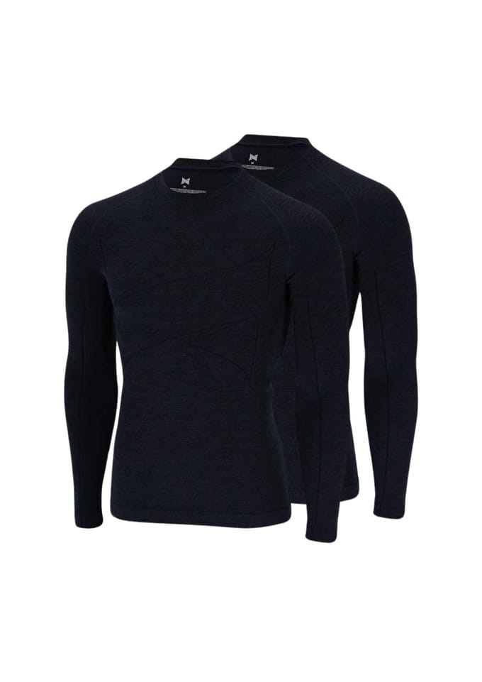Xtreme - Thermo (onder) shirt heren - Navy - L - 2 Stuks - Thermokleding