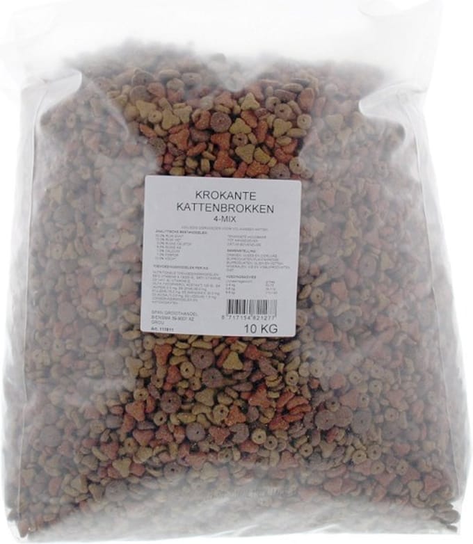 JUNAI Krokante kattenbrok 6mix 10KG