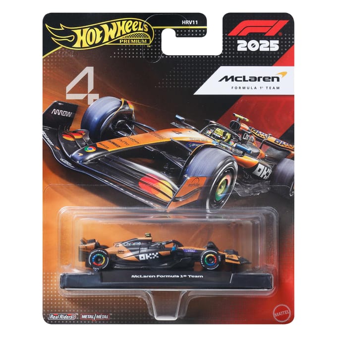 Hot Wheels Premium Formula 1 McLaren Team - Lando Norris
