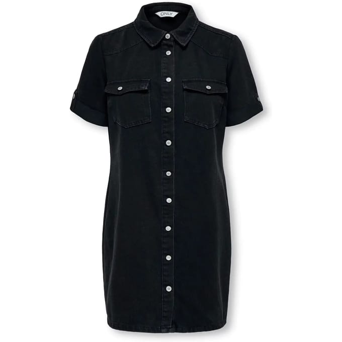 ONLY - ONLLISA S/S DNM DRESS GUA NOOS - Dames - Mini jurken