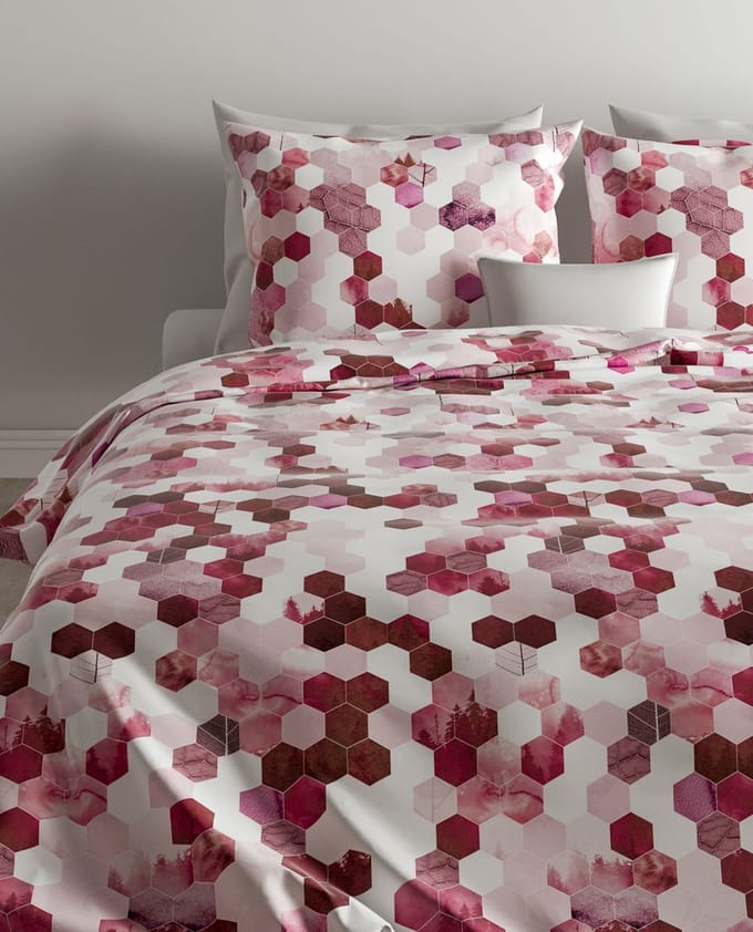 ZoHome Pax Dekbedovertrek - Eenpersoons - 140x200/220 cm - Pink