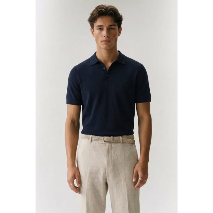 Dstrezzed Ds_cami Polo Dk. Navy Dk. Navy Größe: M | Poloshirts Outlet | Herren | Blau