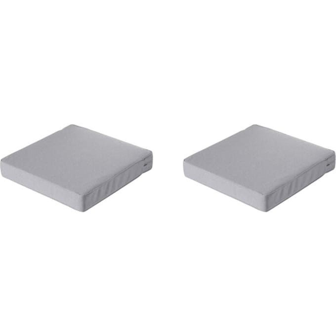 Madison - Lounge Profi-Line Zitkussen Manchester light grey - Ca. 73x73 cm - Set van 2