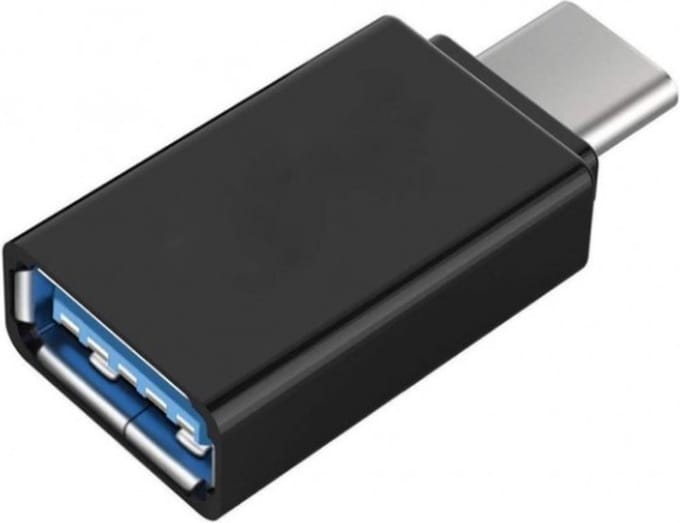 LuxeBass OTG USB Type C 3.1 Data connector USB 3.0 vrouwelijk Metaal voor Telefoons Smartphones Tablets - zwart