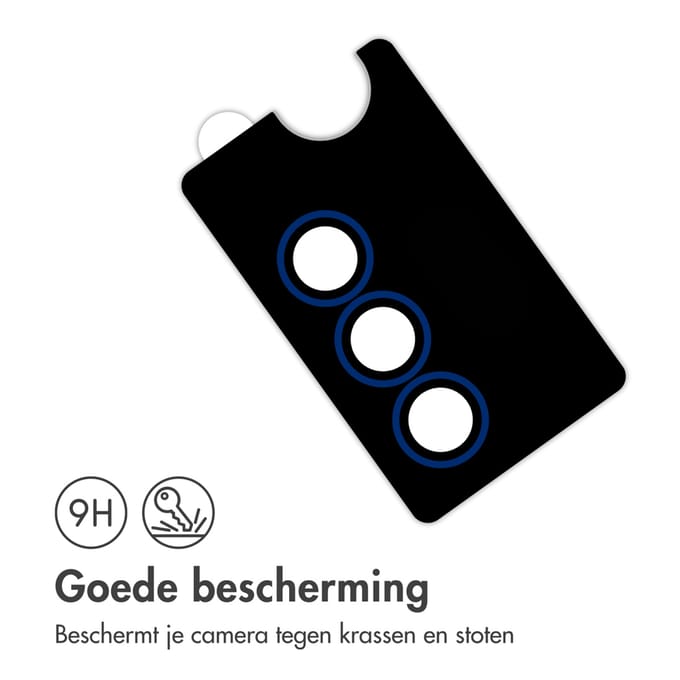 imoshion Camera Lens Protector - Geschikt voor Samsung Galaxy S25 - 2 Pack - Navy