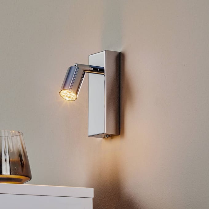 Busch 6,5 W LED wandspot Karen in glanzend chroom