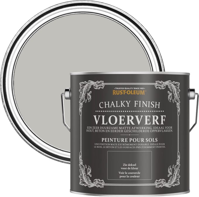 Rust-Oleum Lichtgrijs Vloerverf - Kiezel 2,5L