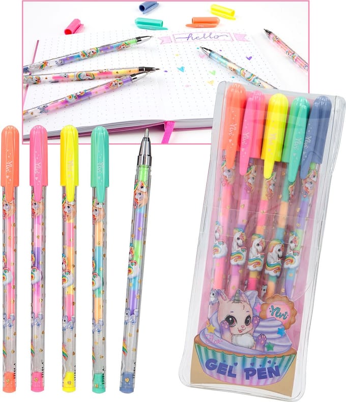 Ylvi en de Minimoomis en the Minimoomis gelpennen Schrijfgerief