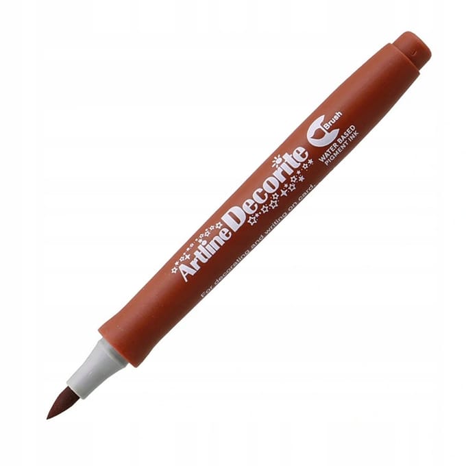 Toma Decorite Brush Marker - Permanente Mist Penseelpunt