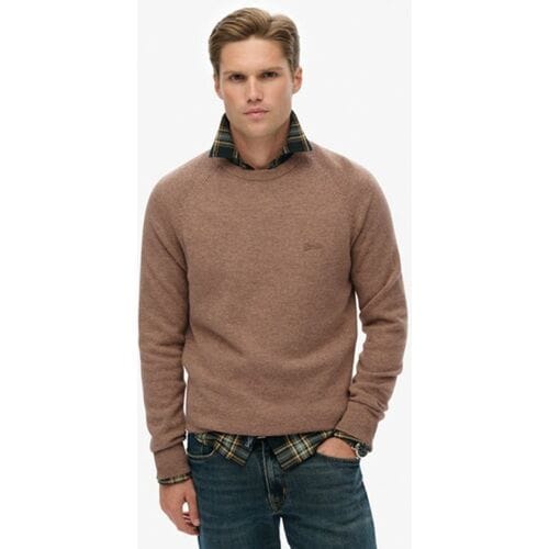 Superdry Wool Blend Jumper Sweater Heren - Maat L