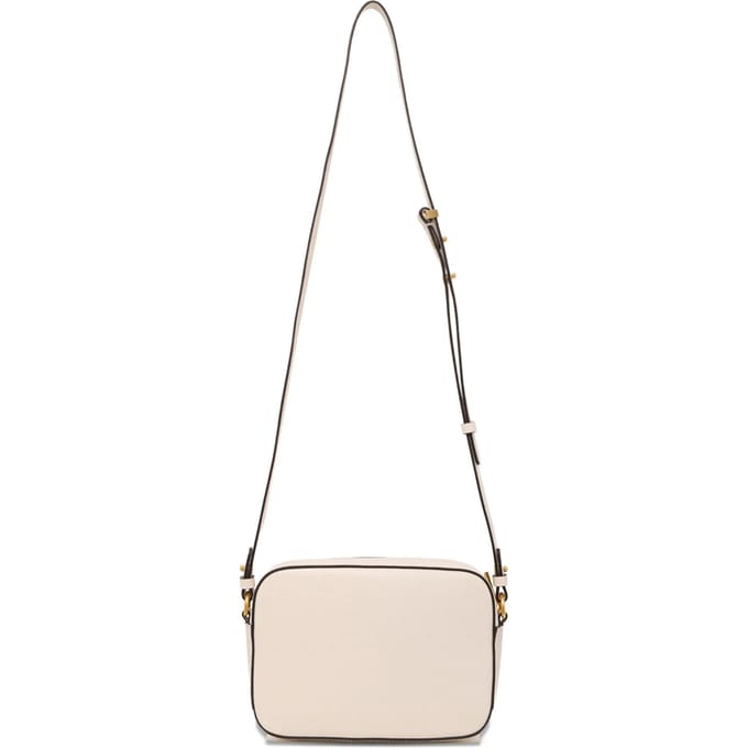 COCCINELLE Leren schoudertas Beat Soft Camera Bag Pearl crème