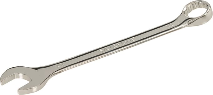 Silverline Steekringsleutel - gehard staal - 22 mm - chroom - hoogglans afwerking