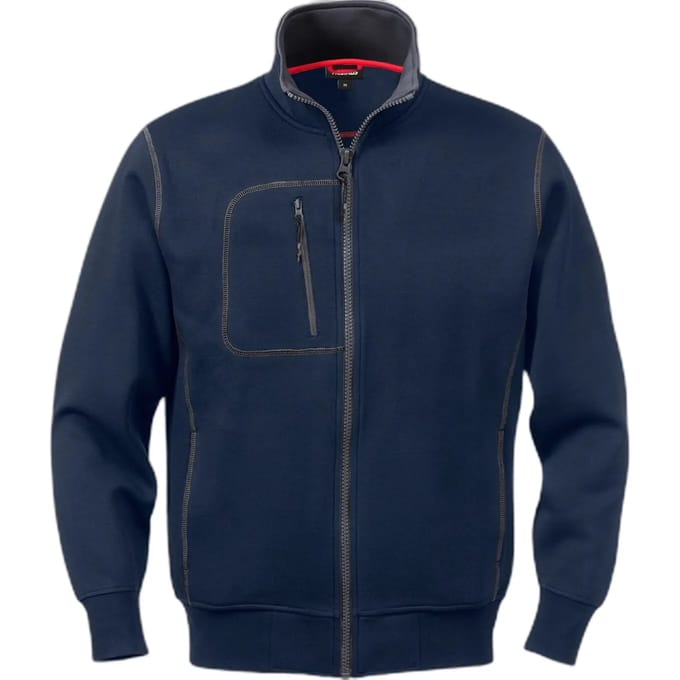 Fristads Sweatjack 1747 Df - Midnight blue - M