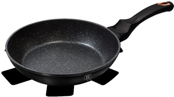 Berlinger Haus Black Rose - Granieten Koekenpan - 24cm - Soft-Touch Handvat